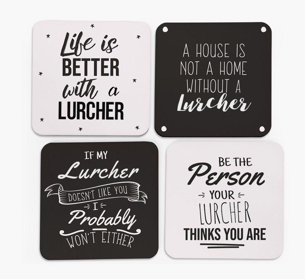 {breedFullName} Quote Coasters - Set of 4