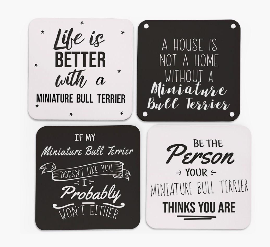 {breedFullName} Quote Coasters - Set of 4