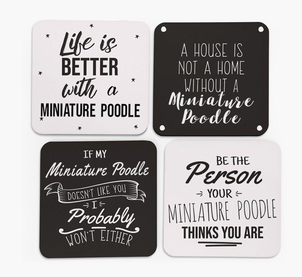 {breedFullName} Quote Coasters - Set of 4