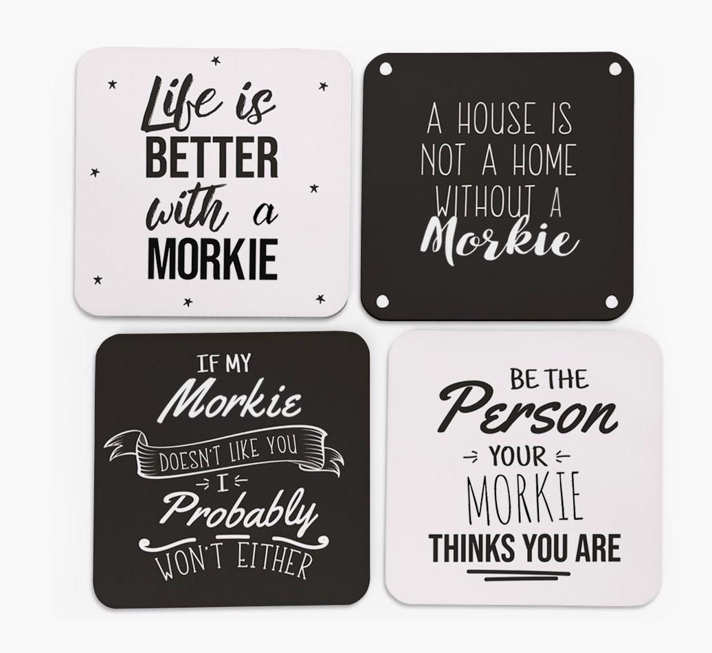 {breedFullName} Quote Coasters - Set of 4