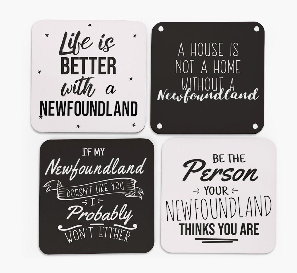{breedFullName} Quote Coasters - Set of 4