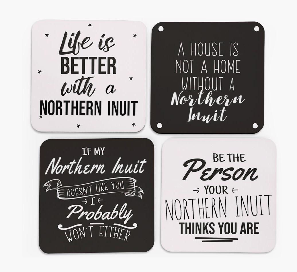 {breedFullName} Quote Coasters - Set of 4