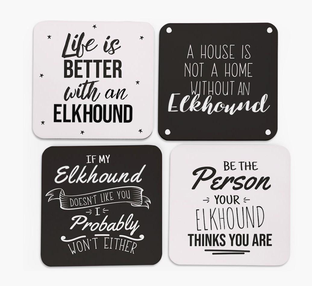 {breedFullName} Quote Coasters - Set of 4