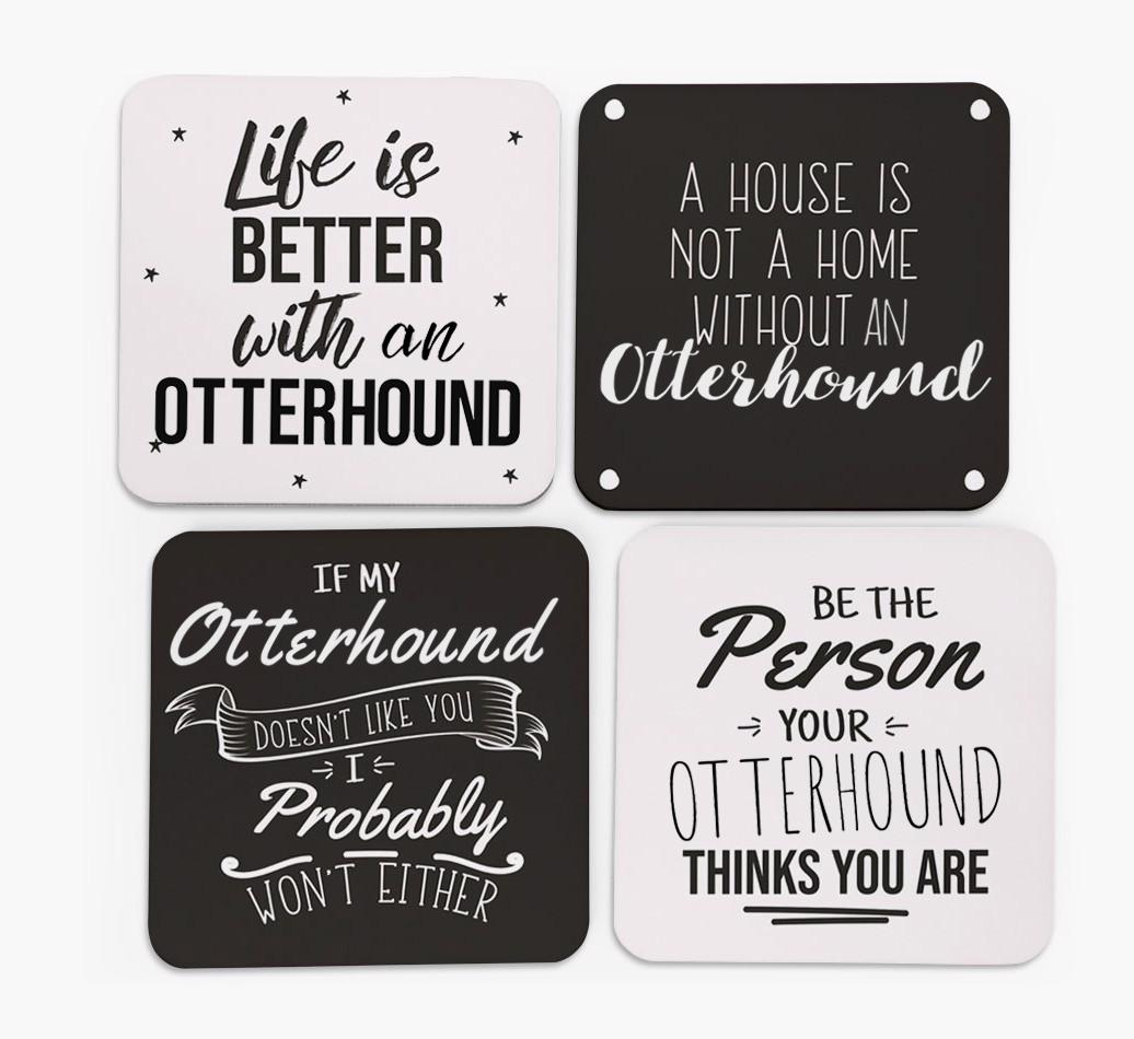 {breedFullName} Quote Coasters - Set of 4