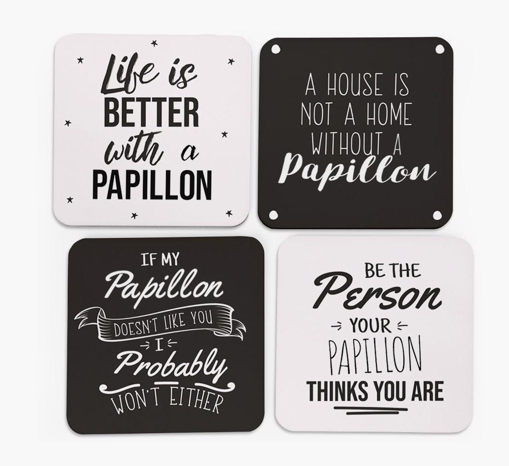 {breedFullName} Quote Coasters - Set of 4