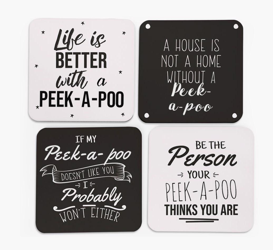 {breedFullName} Quote Coasters - Set of 4