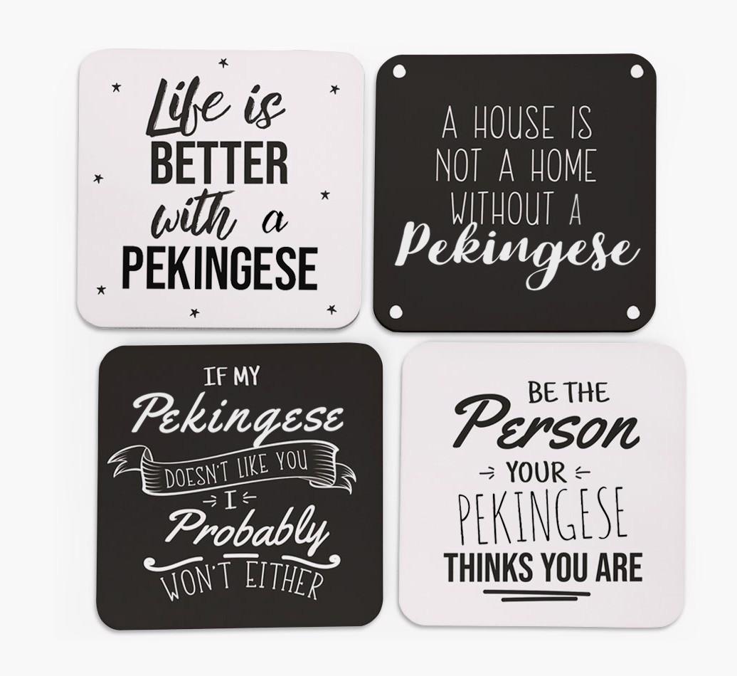 {breedFullName} Quote Coasters - Set of 4