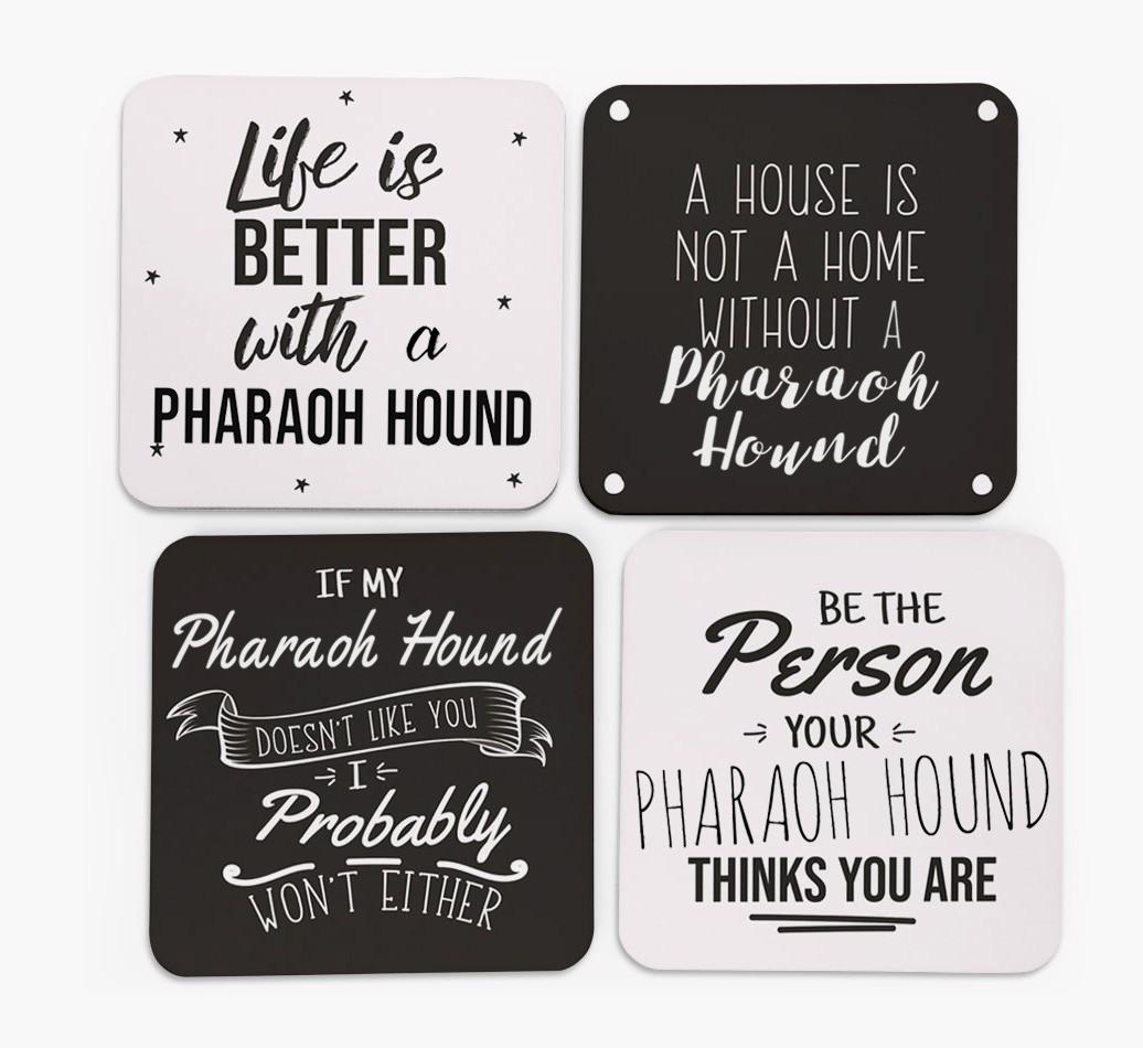 {breedFullName} Quote Coasters - Set of 4