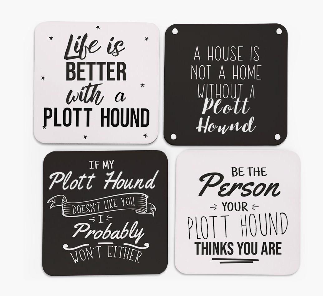 {breedFullName} Quote Coasters - Set of 4