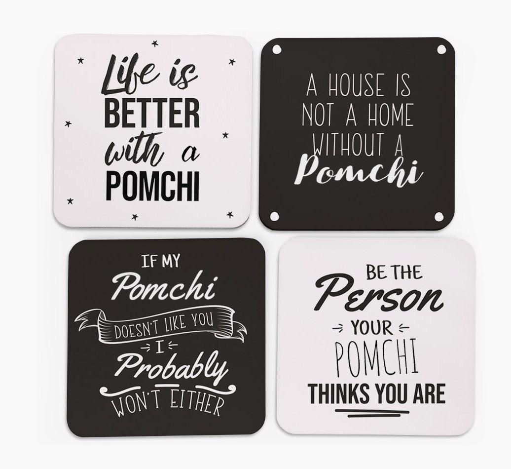 {breedFullName} Quote Coasters - Set of 4
