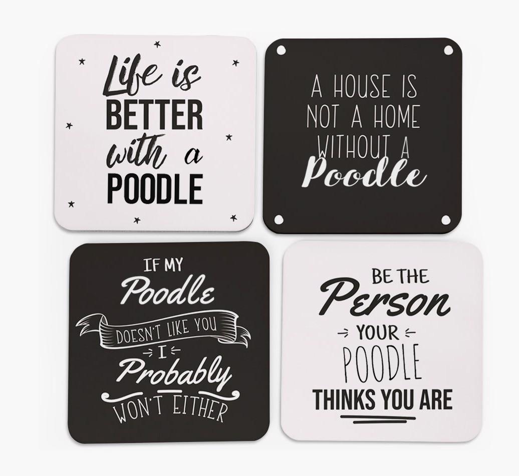 {breedFullName} Quote Coasters - Set of 4