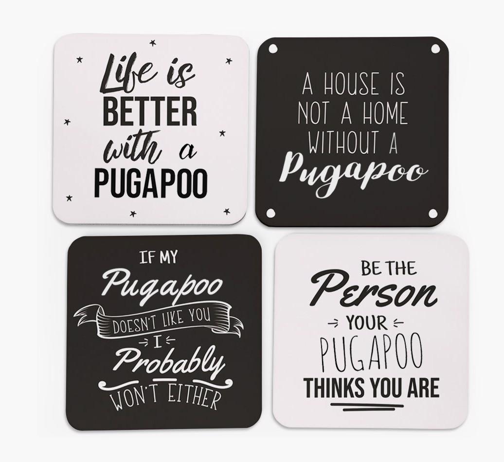 {breedFullName} Quote Coasters - Set of 4