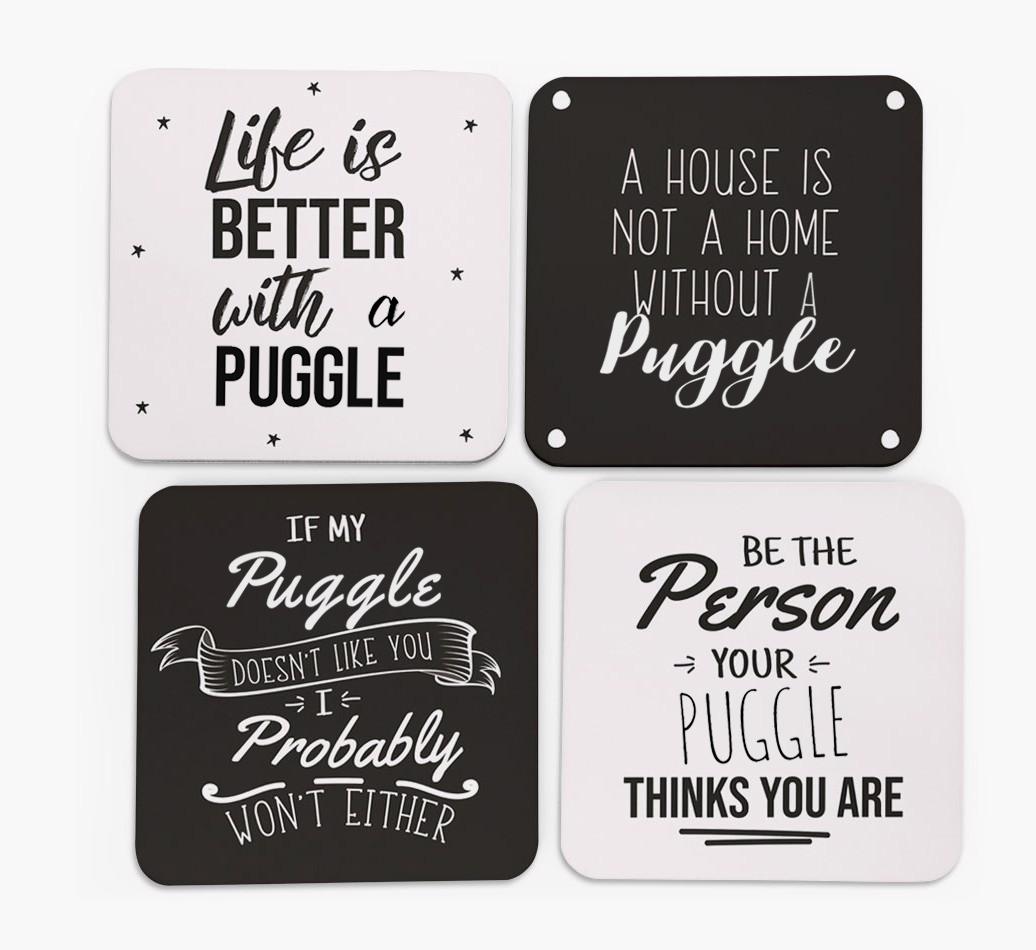 {breedFullName} Quote Coasters - Set of 4