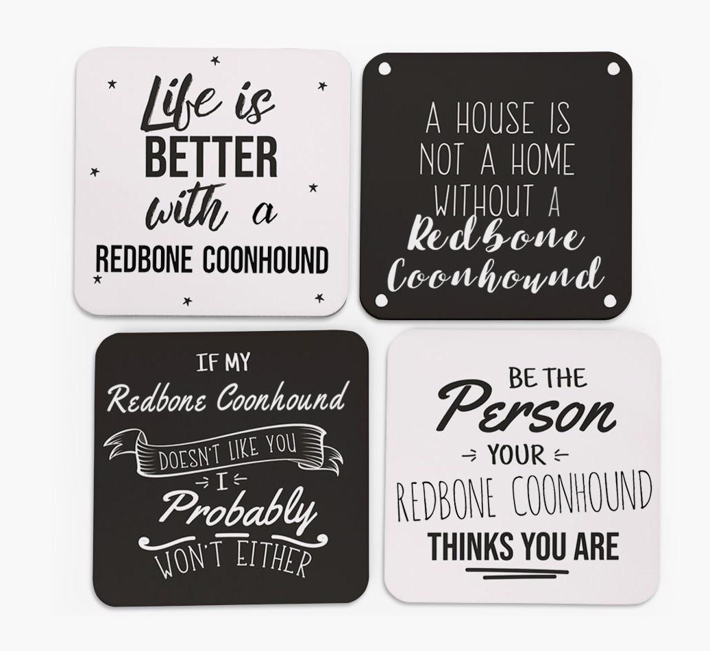 {breedFullName} Quote Coasters - Set of 4