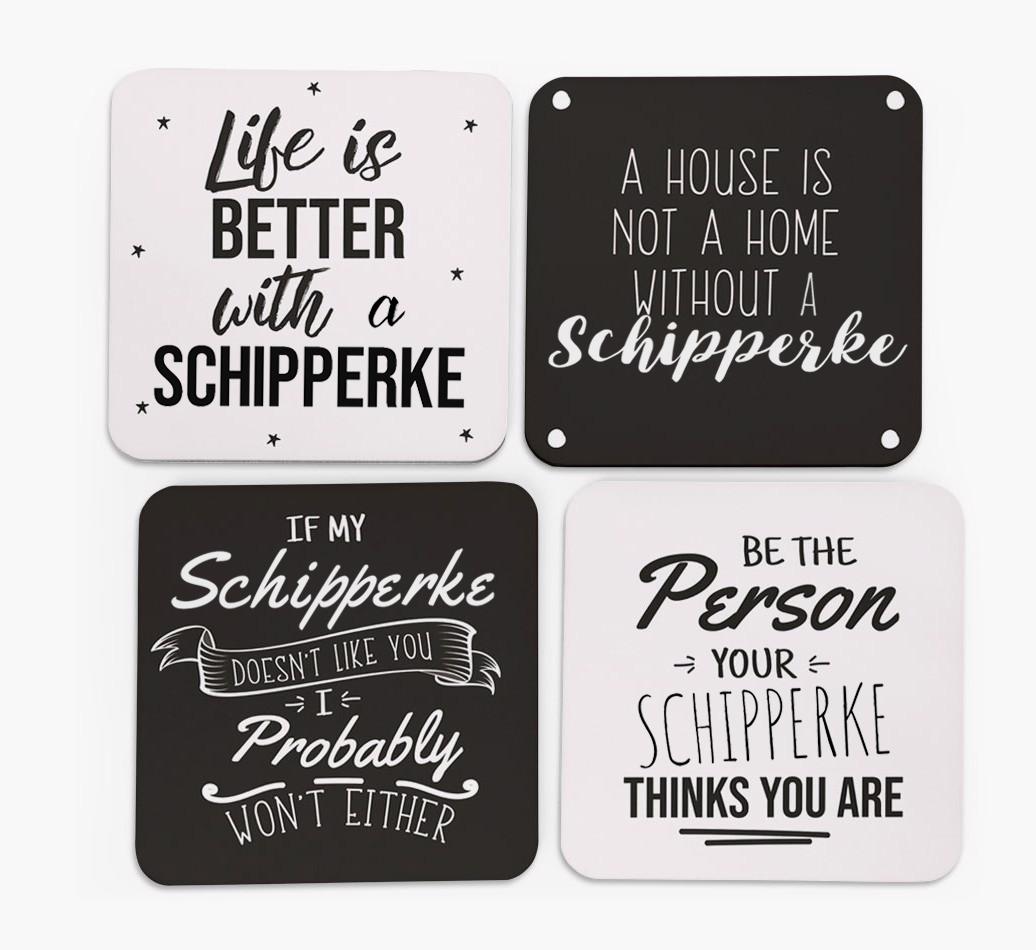 {breedFullName} Quote Coasters - Set of 4