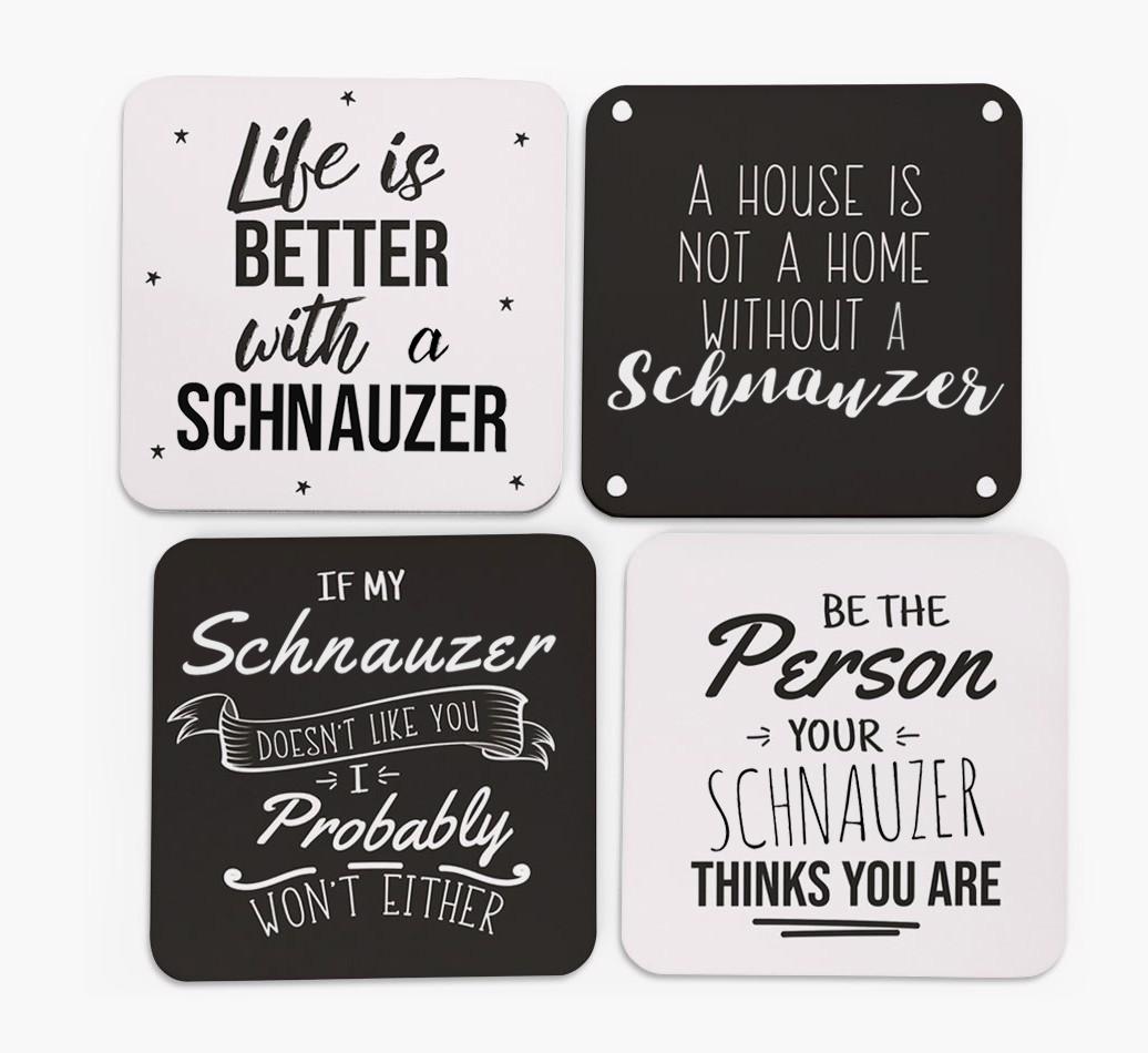 {breedFullName} Quote Coasters - Set of 4