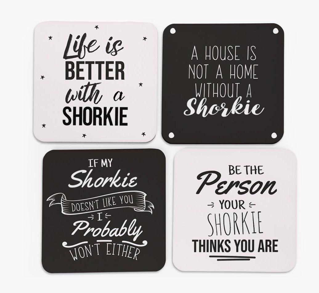 {breedFullName} Quote Coasters - Set of 4