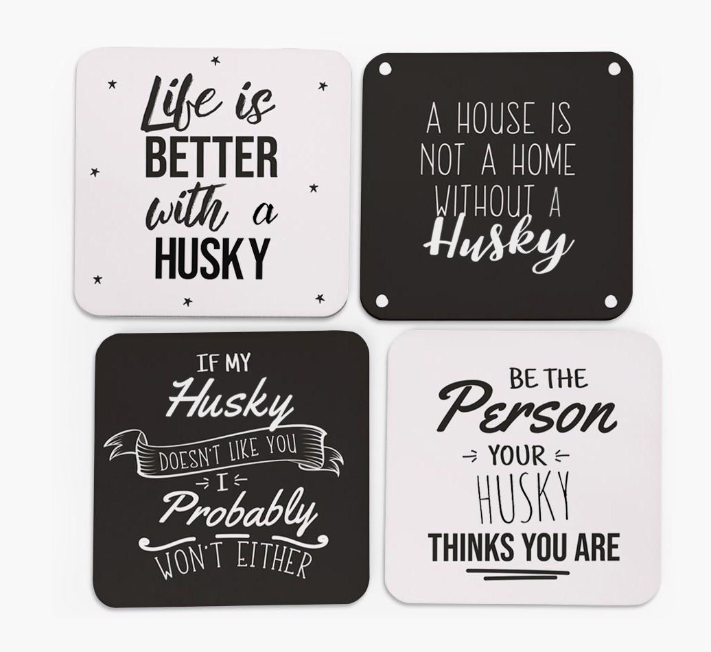 {breedFullName} Quote Coasters - Set of 4