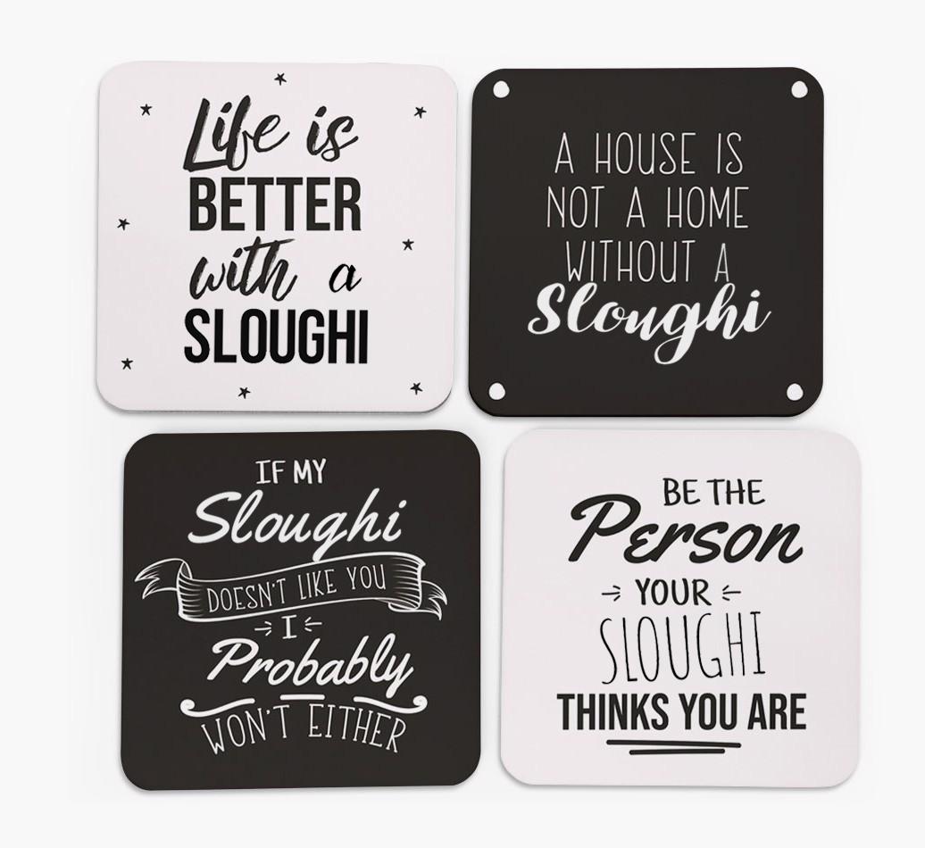 {breedFullName} Quote Coasters - Set of 4