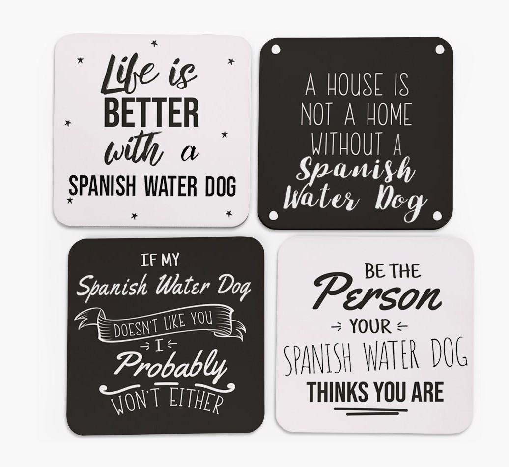 {breedFullName} Quote Coasters - Set of 4