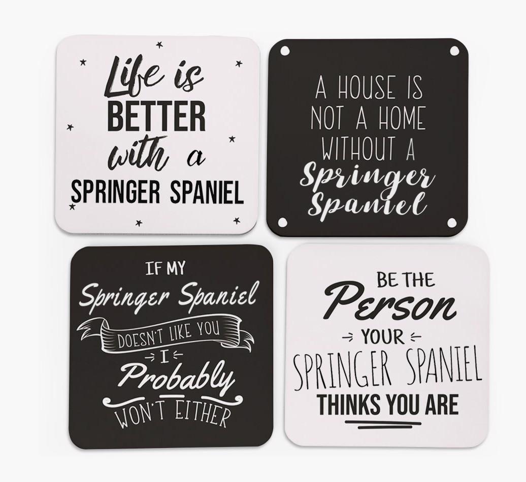 {breedFullName} Quote Coasters - Set of 4