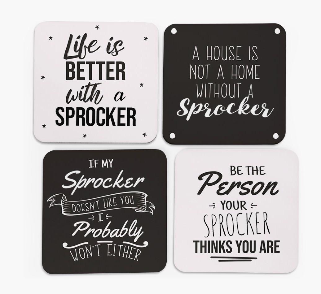 {breedFullName} Quote Coasters - Set of 4
