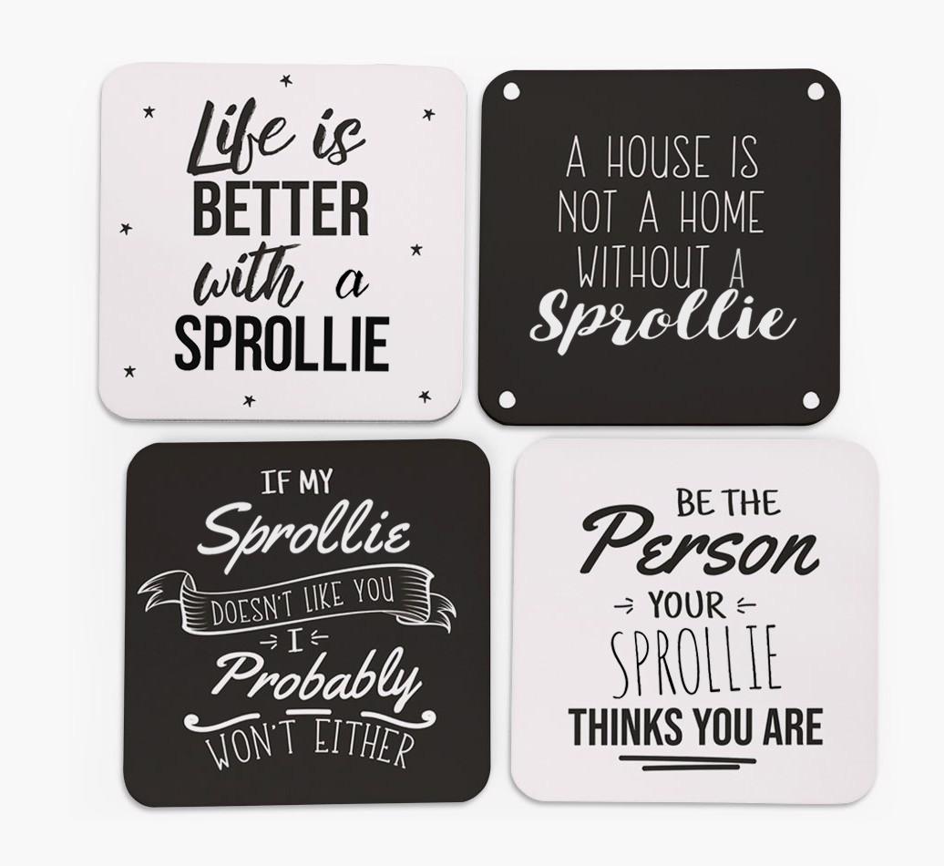 {breedFullName} Quote Coasters - Set of 4