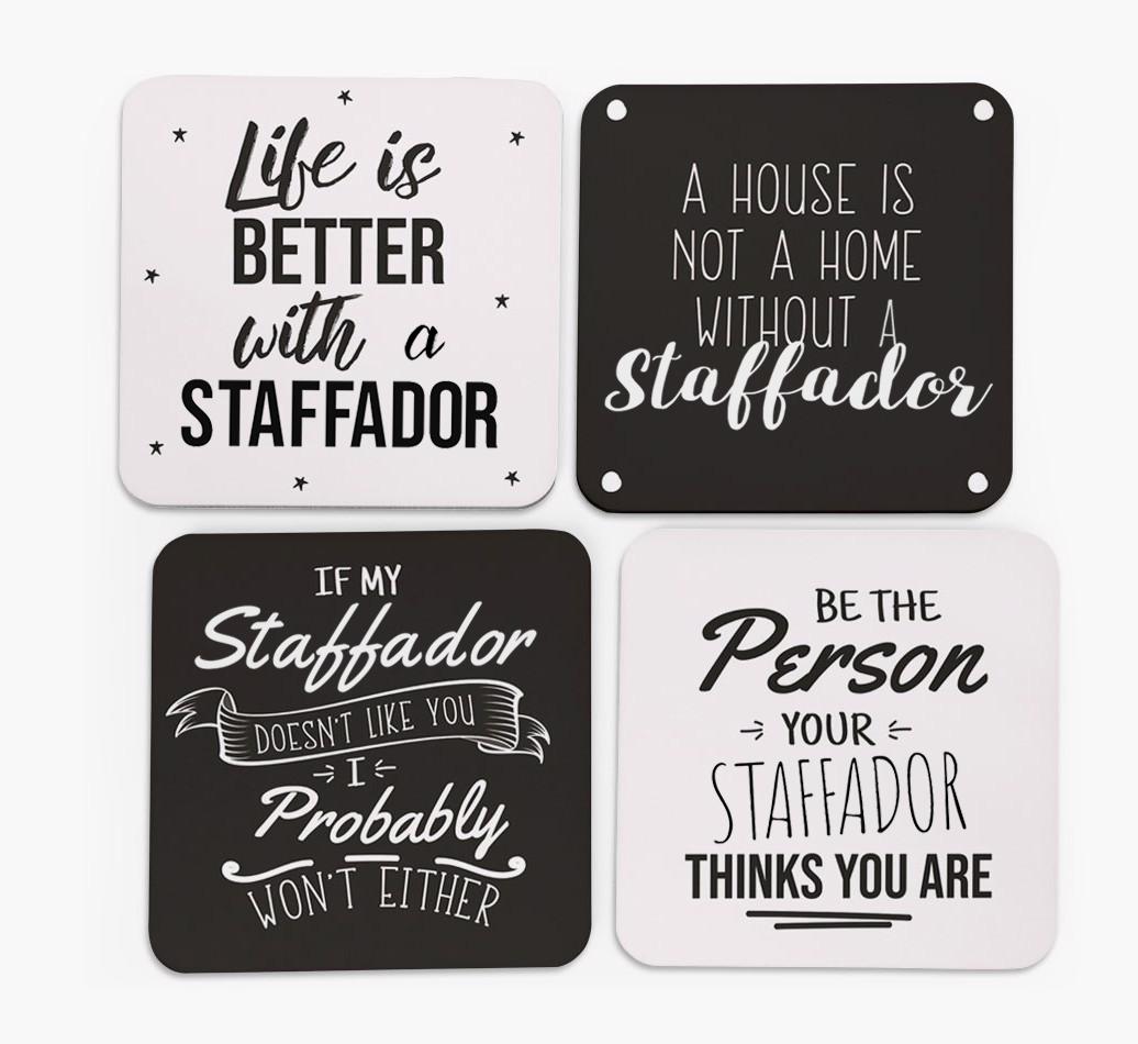 {breedFullName} Quote Coasters - Set of 4