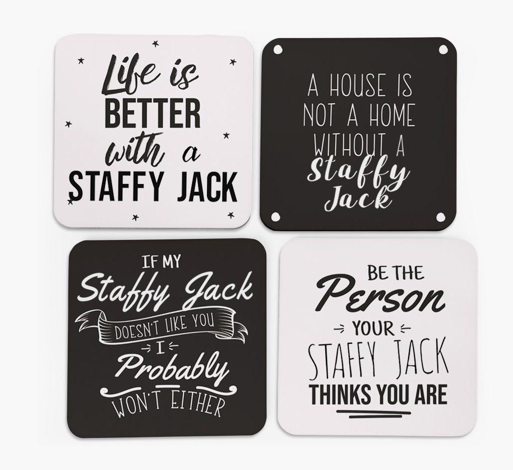{breedFullName} Quote Coasters - Set of 4