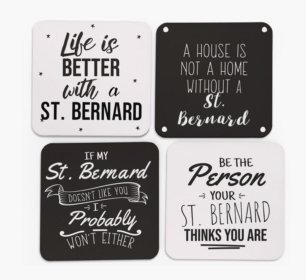 {breedFullName} Quote Coasters - Set of 4