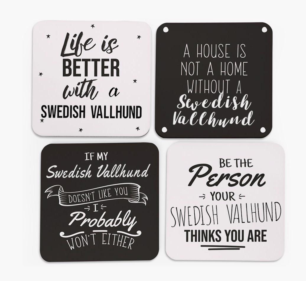 {breedFullName} Quote Coasters - Set of 4