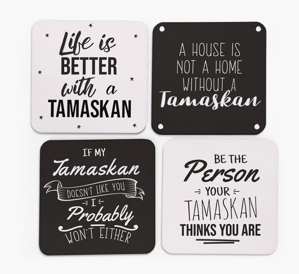 {breedFullName} Quote Coasters - Set of 4