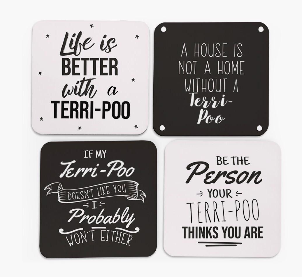 {breedFullName} Quote Coasters - Set of 4