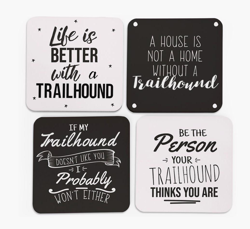 {breedFullName} Quote Coasters - Set of 4
