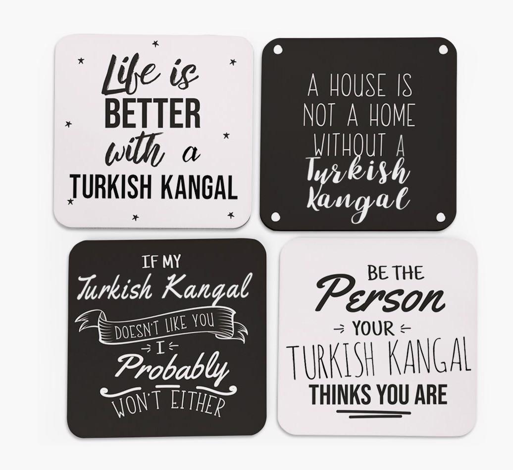 {breedFullName} Quote Coasters - Set of 4