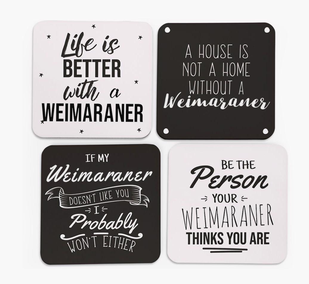 {breedFullName} Quote Coasters - Set of 4