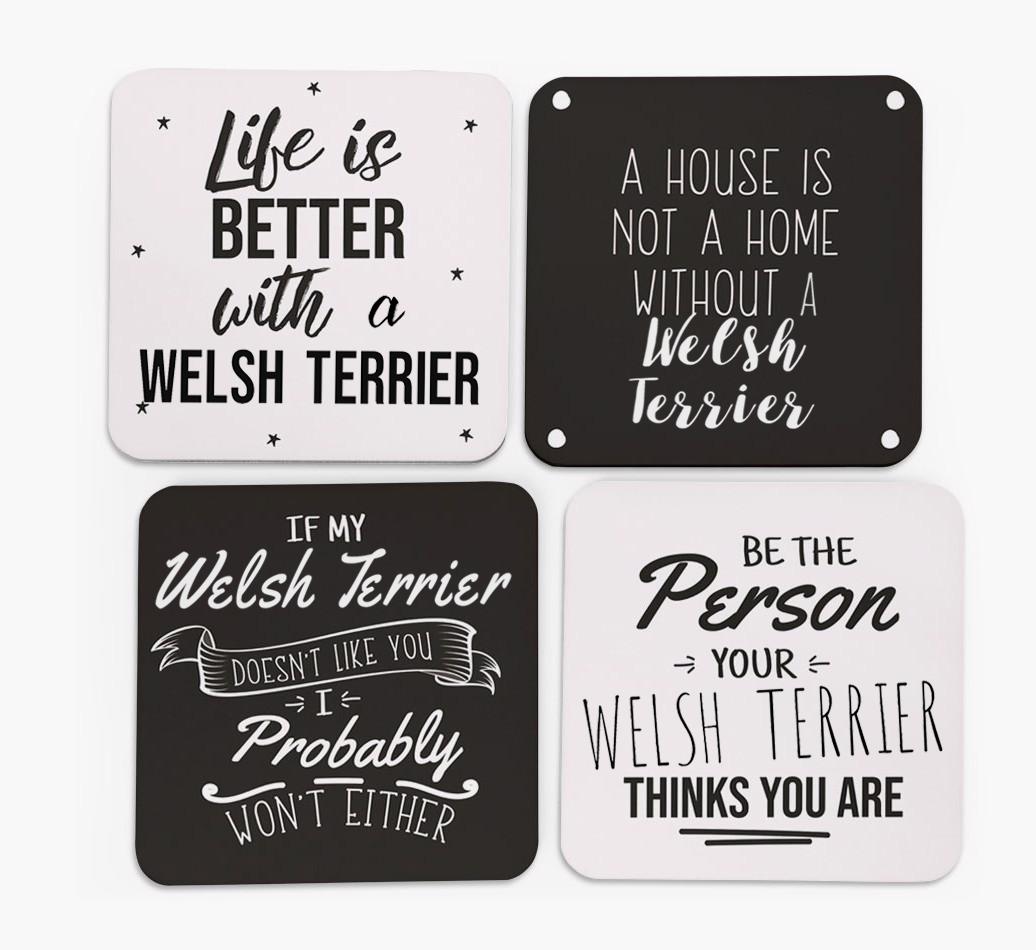 {breedFullName} Quote Coasters - Set of 4