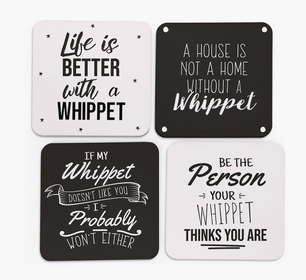 {breedFullName} Quote Coasters - Set of 4