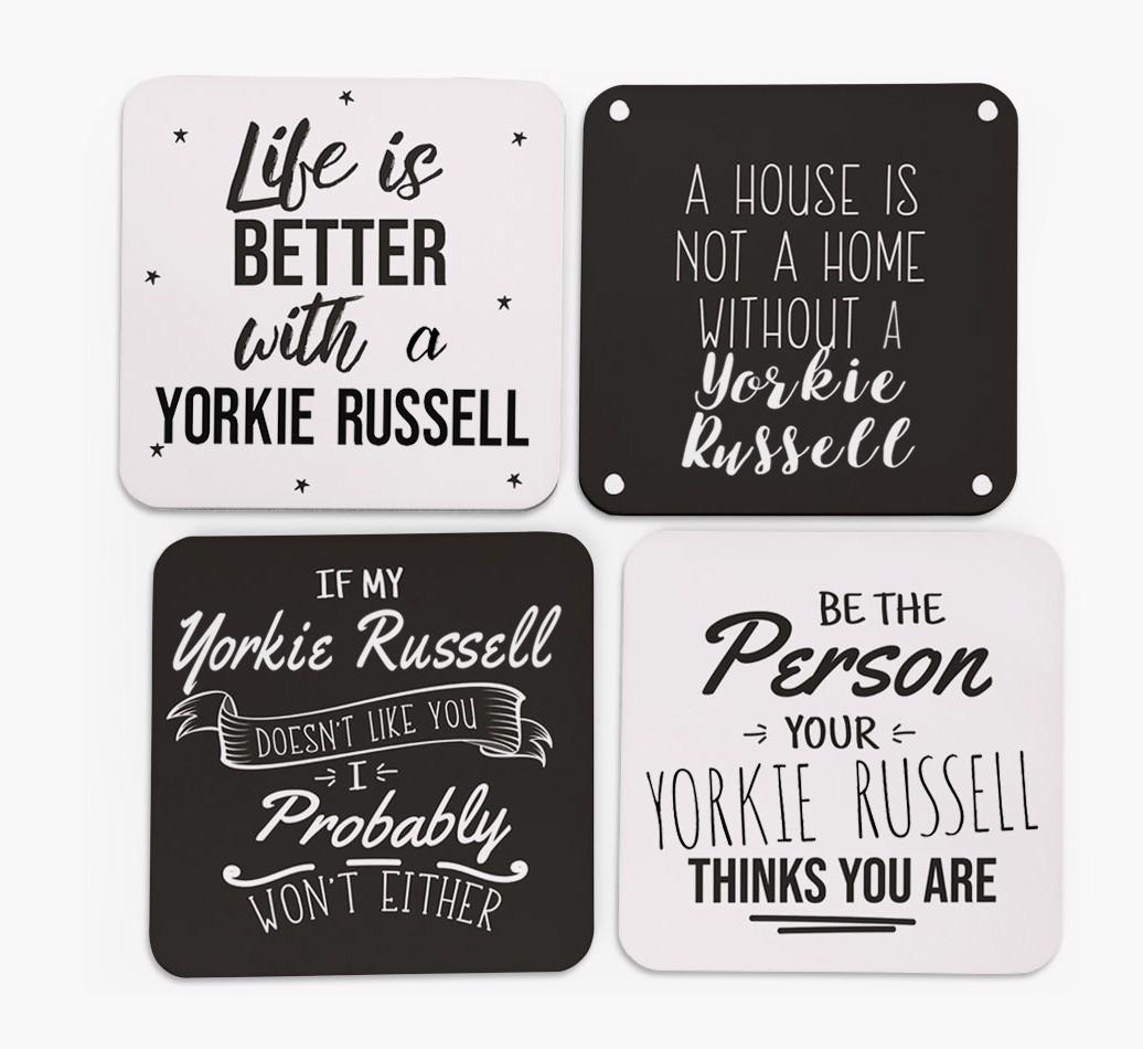 {breedFullName} Quote Coasters - Set of 4