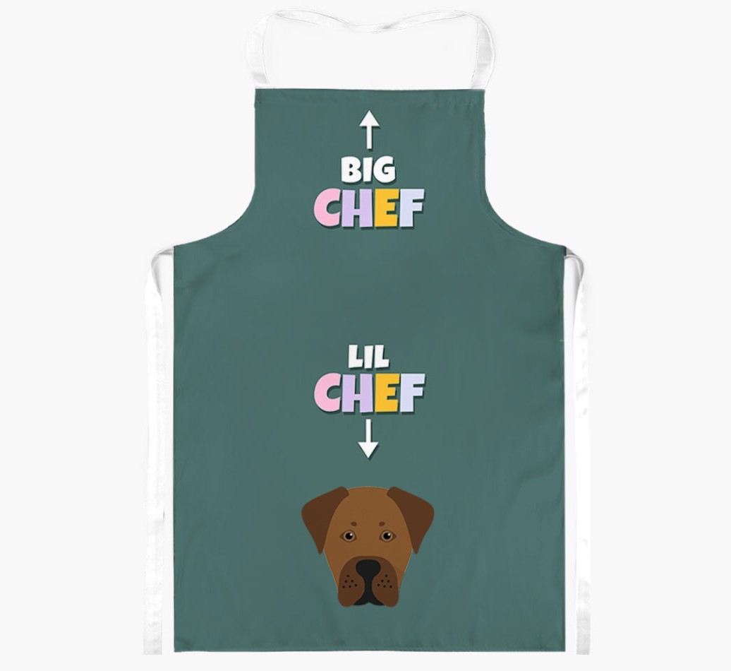 Big Chef, Lil' Chef: Personalised {breedFullName} Apron