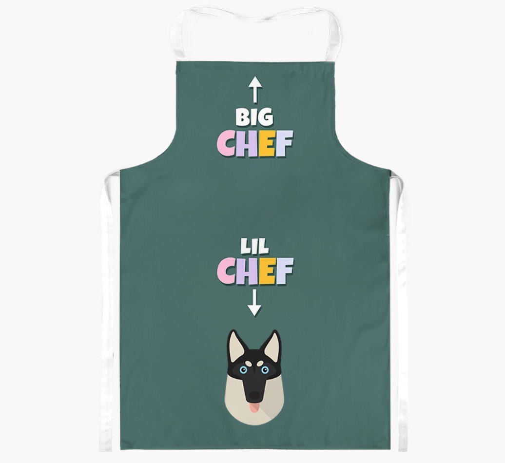 Big Chef, Lil' Chef: Personalized {breedFullName} Apron 
