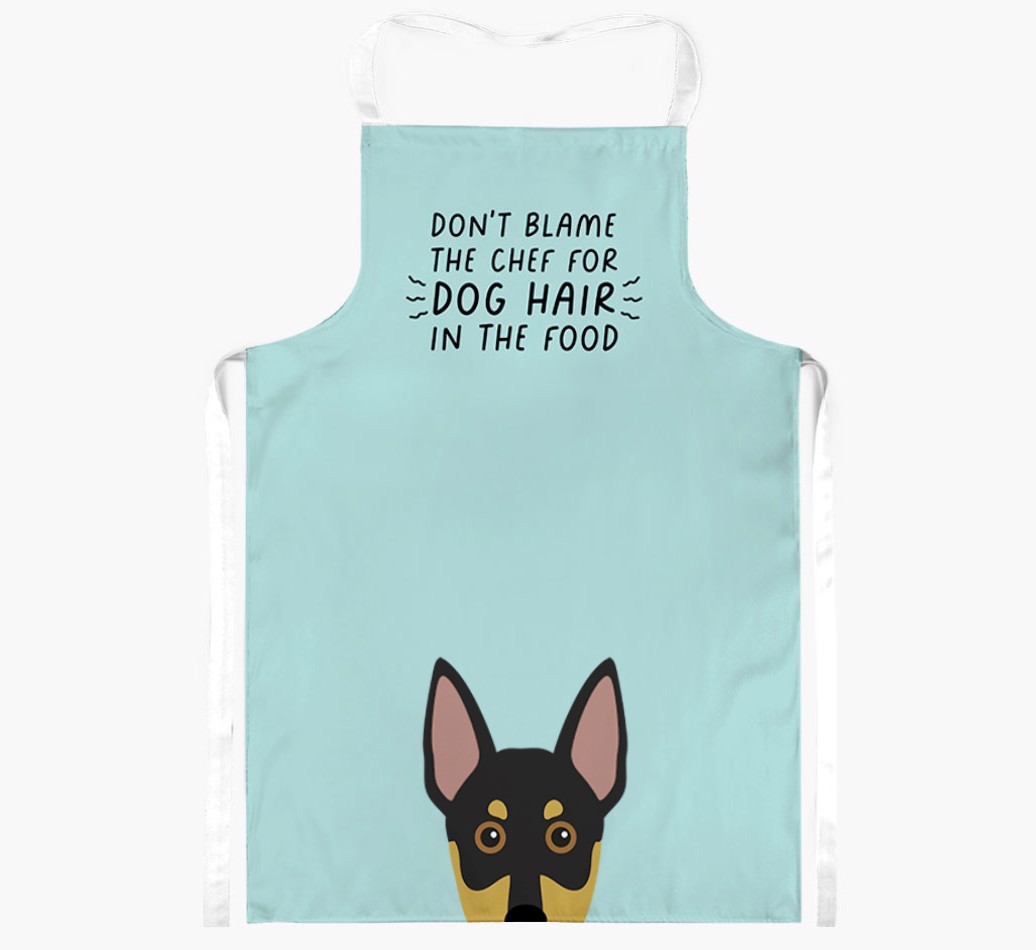 'Don't Blame the Chef' Adult Apron with {breedFullName} Icon