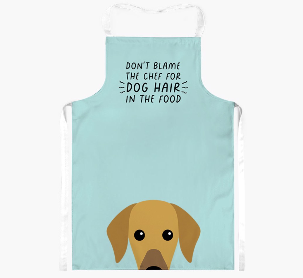 'Don't Blame the Chef' Adult Apron with {breedFullName} Icon