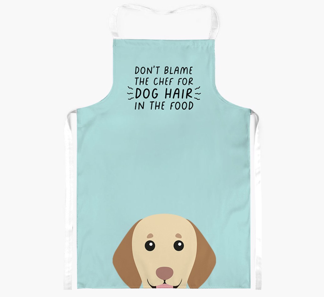'Don't Blame the Chef' Adult Apron with {breedFullName} Icon