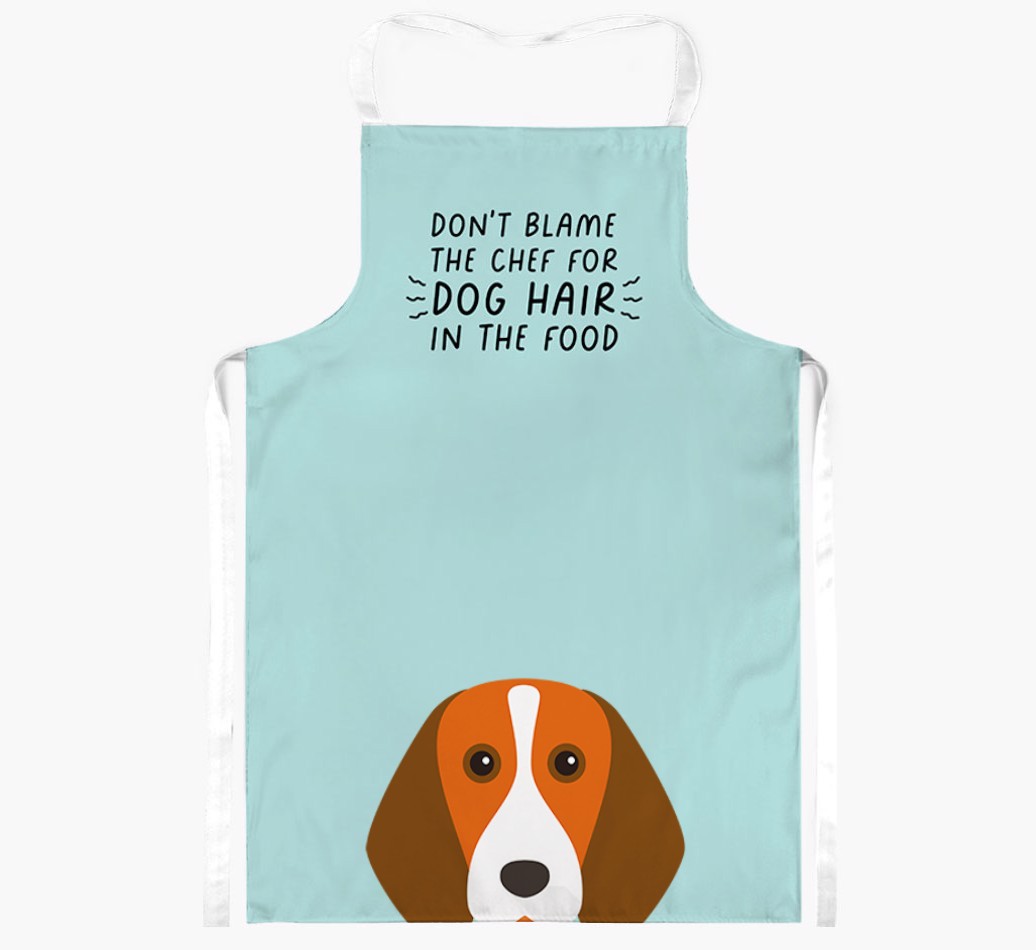 'Don't Blame the Chef' Adult Apron with {breedFullName} Icon