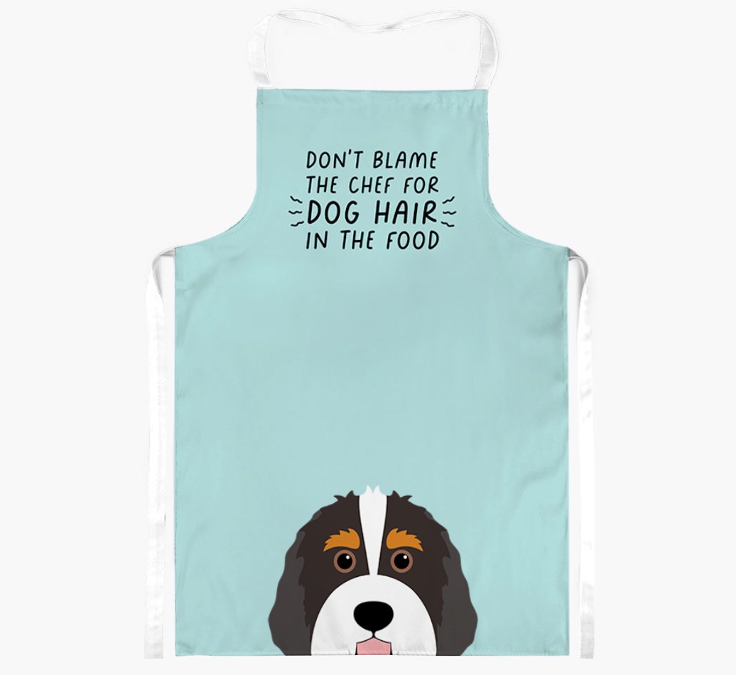 'Don't Blame the Chef' Adult Apron with {breedFullName} Icon