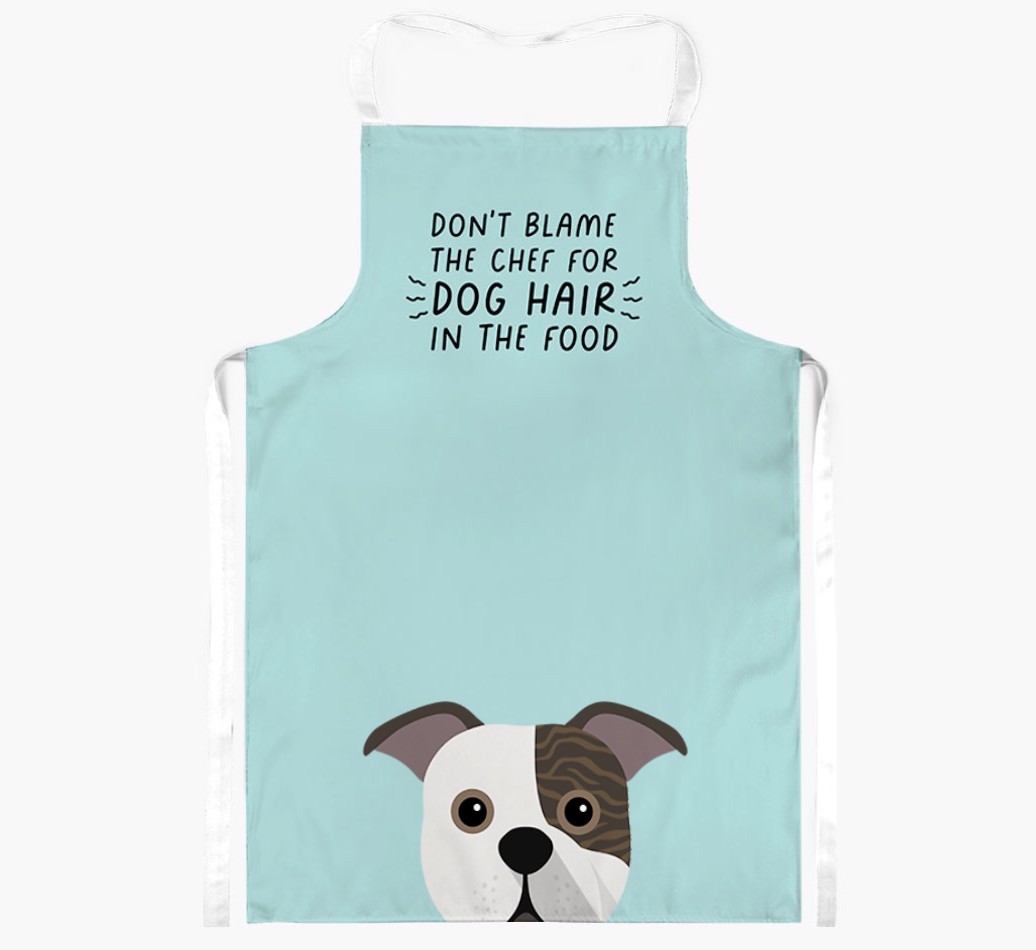 'Don't Blame the Chef' Adult Apron with {breedFullName} Icon