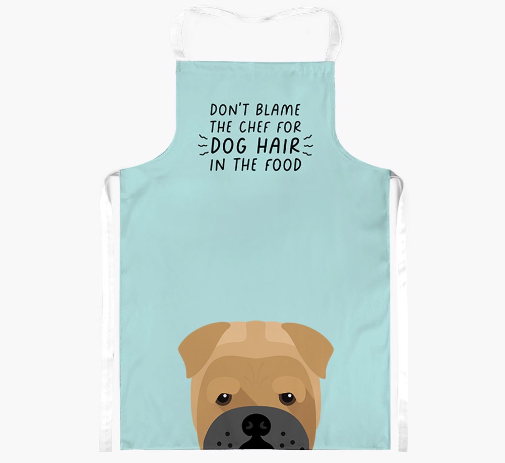 'Don't Blame the Chef' Adult Apron with {breedFullName} Icon