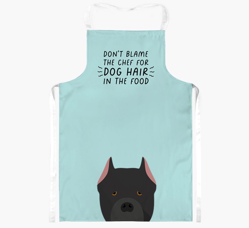 'Don't Blame the Chef' Adult Apron with {breedFullName} Icon