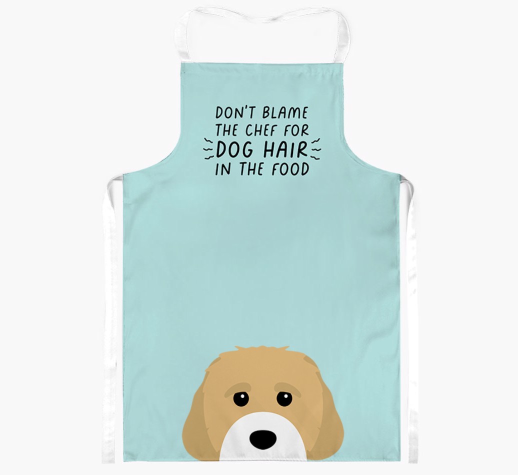 'Don't Blame the Chef' Adult Apron with {breedFullName} Icon